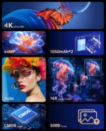 4K Digital Digicam for Pictures - 64MP Autofocus Vlogging Digicam for... - Image 3