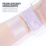 Pearl Purple Shimmer Glitter Contour Powder Make-up Face Illuminator (S... - Image 5