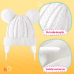 Duoyeree Toddler Winter Hat with Earflap Scarf Hood Thick Heat Children Sk... - Image 5