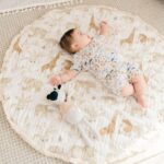 Crane Child Safari Child Tummy Time Exercise Mat 40"X40", Reversible Flo... - Image 5