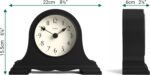 JONES CLOCKS® Speakeasy Mantel Clock | Traditional Napoleon’s hat Design |... - Image 5