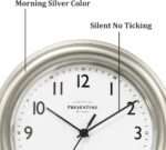 Presentime & Co. 8.5" Fashionable Farmhouse Important Wall Clock, Silent No... - Image 3