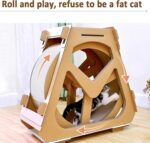 Cat Train Wheel, Cat Wheels for Indoor Cats, Sturdy Silent Spinnin... - Image 3