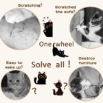 Cat Train Wheel, Cat Wheels for Indoor Cats, Sturdy Silent Spinnin... - Image 4