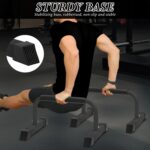 Push Up Bar, 700 LBS Potable Dip Bar with EVA Deal with for House GYM Gymn... - Image 3