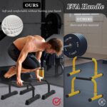 Push Up Bar, 700 LBS Potable Dip Bar with EVA Deal with for House GYM Gymn... - Image 5