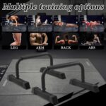 Push Up Bar, 700 LBS Potable Dip Bar with EVA Deal with for House GYM Gymn... - Image 6