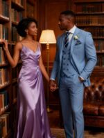 Mens Swimsuit 3 Piece Slim Match Fits for Males Double Breasted Swimsuit Wedding ceremony ... - Image 5