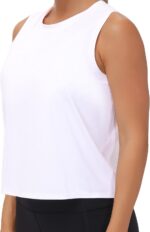 THE GYM PEOPLE Girls's Exercise Tops in Ice Silk Fast Dry Sleeveless - Image 4