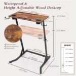OrigoDeco Bike Desk,Adjustable Biking Desk,Standing Desk for Strolling ... - Image 4