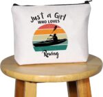 G2TUP Rowing Lovers Reward Simply A G-irl Who Loves Rowing Make-up Bag Rowi... - Image 8