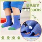 Toddler Non Slip Grips Socks Youngsters Anti Skid Child Boys Women Cotton Cre... - Image 3