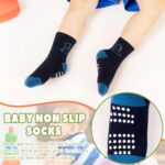 Toddler Non Slip Grips Socks Youngsters Anti Skid Child Boys Women Cotton Cre... - Image 4