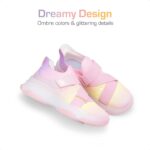 DREAM PAIRS Youngsters Sneakers Ladies Slip-On Sneakers Z-Strap Colourful Jelly S... - Image 4