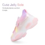 DREAM PAIRS Youngsters Sneakers Ladies Slip-On Sneakers Z-Strap Colourful Jelly S... - Image 7
