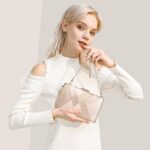 Larcenciel Ladies's Night Purses, Elegant Tassel Satin Clutch Purse... - Image 3