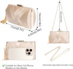 Larcenciel Ladies's Night Purses, Elegant Tassel Satin Clutch Purse... - Image 6
