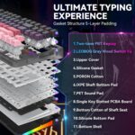 Aula F87 Professional Gaming Keyboard, Tri-Mode BT5.0/2.4GHz/USB-C Scorching-Swappabl... - Image 5