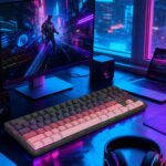 Aula F87 Professional Gaming Keyboard, Tri-Mode BT5.0/2.4GHz/USB-C Scorching-Swappabl... - Image 9