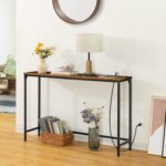 HOOBRO 47.2" Console Desk with Energy Shops and USB Ports, Couch Narr... - Image 9