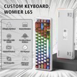 womier L65 60% Mechanical Keyboard Wi-fi with Knob, White Gaming Ke... - Image 6