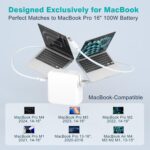 Charger for MacBook Professional 16 14 inch MacBook Air 15 13 inch 2025 2024 20... - Image 4