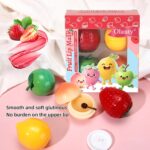 4Pcs Tinted Bee Lip Balm,Fruit Lip Masks Honey Pot, Strawberry, Apple,L... - Image 7