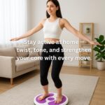 Twist Train Board for Core & Abs – 11" Stability Tornado Disc with 36... - Image 5