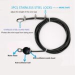 Dwelling Fitness center Health LAT Pulldown Cable Alternative 78/118/ 236 Inch, 6mm ... - Image 5