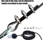 Dwelling Fitness center Health LAT Pulldown Cable Alternative 78/118/ 236 Inch, 6mm ... - Image 8