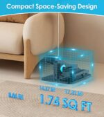 2025 New Below Desk Elliptical Machine,Moveable Seated Pedal Train ... - Image 9