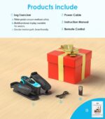 2025 New Below Desk Elliptical Machine,Moveable Seated Pedal Train ... - Image 10