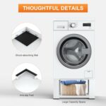 SKM Laundry Pedestal for Washer and Dryer 18" Top - Heavy Obligation Stee... - Image 5