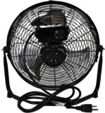 Consolation Zone Cradle Flooring Fan, 12 inch, 3 Pace, Excessive Velocity, 180 De... - Image 5