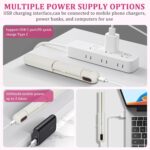 USB Hair Straightener Irons | 2-in-1 Curling Wand & Titanium Flat Iron... - Image 5