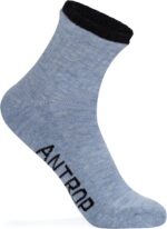 Athletic Crew Socks for Girls, Cushioned Cotton Mix, 4 Pairs, White ... - Image 5