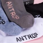 Athletic Crew Socks for Girls, Cushioned Cotton Mix, 4 Pairs, White ... - Image 8