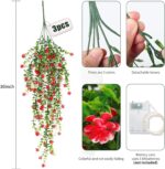 Vine Plant Faux Ferns Crops Massive Fake Synthetic Hanging Crops Wall... - Image 3
