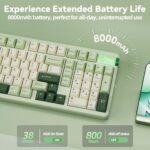 LEOBOG A98 - 96% Mechanical Keyboard Wi-fi Tri-Mode BT5.0/2.4GHz/US... - Image 5