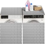 2 Pcs Washer and Dryer Covers, 27 x 27 Inches Silicone Prime Protector M... - Image 2