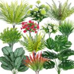 20 Pcs Synthetic Vegetation Out of doors Faux UV Resistant Synthetic Flowers ... - Image 2