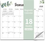 2026 Magnetic Fridge Calendar 18 Month-to-month Magnetic Calendar for Refrige... - Image 2