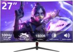 27 inch Curved Gaming Monitor 100Hz (1920x1080P) VA Panel 1800R, Constructed... - Image 2
