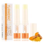 2PCS Turmeric Lip Balm for Darkish Lips with Turmeric Oil, Darkish Lips Trea... - Image 2