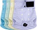 4 Pack Reusable Feminine Canine Diaper, Extremely Absorbent Doggie Diapers for... - Image 2