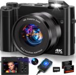 4K Digital Digicam for Pictures - 64MP Autofocus Vlogging Digicam for... - Image 2