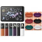 6 Colours Matte Liquid Lipstick Set for Ladies, Halloween Cosplay Goth M... - Image 2