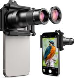 APEXEL 6X Telephoto Lens & 150mm Macro Lens, 2-in-1 Aluminum Cellphone Cam... - Image 2