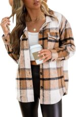 AUTOMET Womens Fall Outfits Trend Garments Shackets Flannel Plaid However... - Image 2
