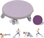 Ab Curler Wheel with Knee Mat, Abs Exercise Gear for Belly & C... - Image 2